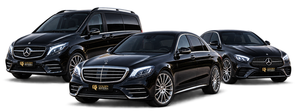 Golden Riviera Limousines luxury Mercedes chauffeur fleet